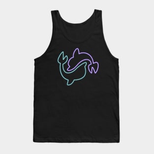 Neon Cutie Mark - Sea Swirl Tank Top